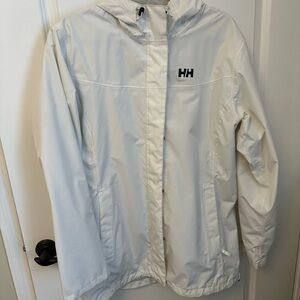 Helly Hansen Light Gray Hooded Jacket